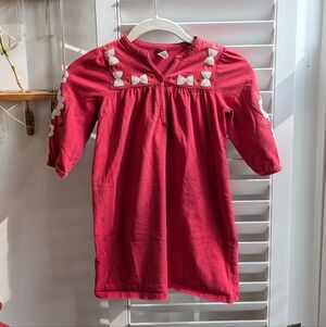 Tea Collection Pink Girls Pullover Dress